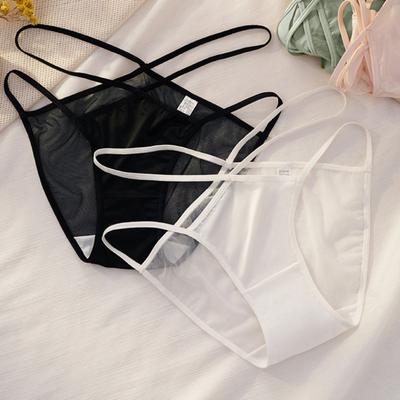 Perizomi Tanga da Donna con Laccetti Cheeky Sexy Biancheria Intima Vita Bassa Trasparenti Slip da Donna Senza Cuciture con Intagli