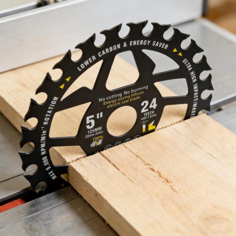 4/5/5.5inch Efficient Energy Saving Lithium Electric Saw Blades for Woodworking Electric Circular Saw Cutting Alloy Gear Blade