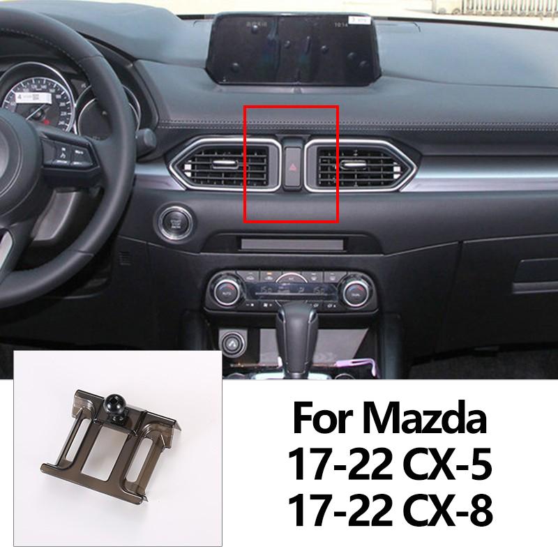 Dedicated Fixed Base For Mazda Atez CX4/CX5/CX8/CX30 Axela Enclave Car Smartphone Holders Mounts Bracket Interior Accessories gbmqn50