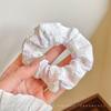 Korean Style Spring/Summer Floral Intestine Hair Scrunchie for Women – Elegant Ponytail Tie and Mori Girl Accessory.