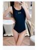 Women's Speedo Triangle One-Piece Conservative Swimsuit