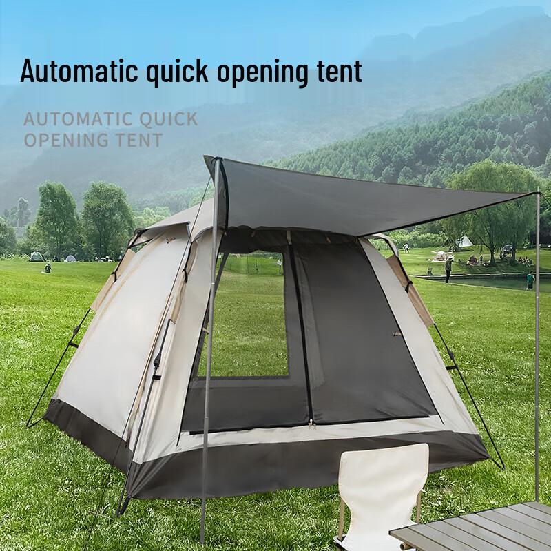 Hanlemeitu Automatic UV Protection Camping Tent with Vestibule