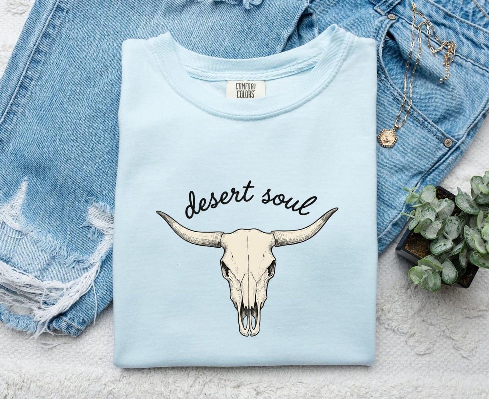 Bull Skull Shirt Cowgirl Western Gift Women Boho Tee Cow Skull T-Shirt Rodeo Fan Country Tshirt Cowboy Graphic Vintage Horns Tshirt 4XL