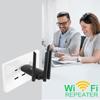 2.4G 300Mbps USB WiFi Signal Repeater Four Antennas Wireless Coverage Booster for Home Office Network Extension
