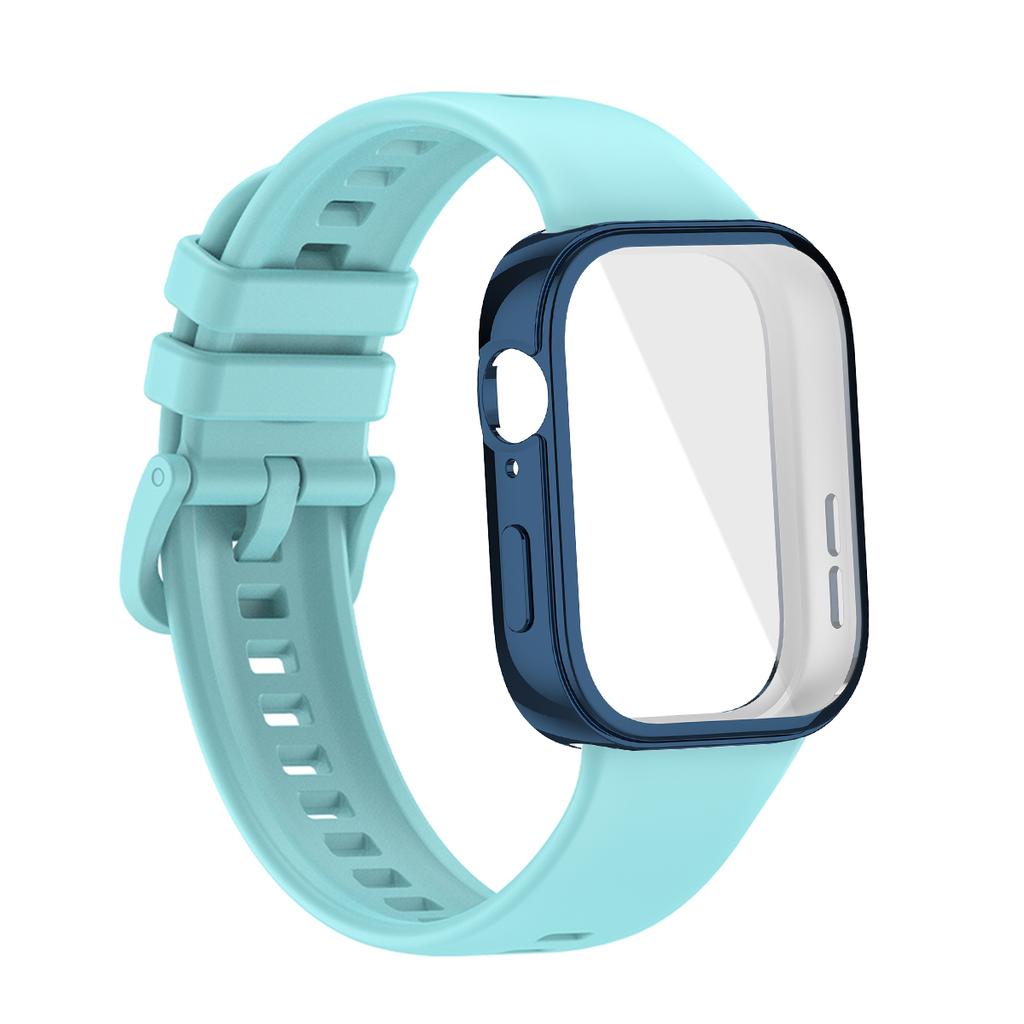 Für Huawei Watch Fit 3 Armband Weiches Silikon Sportuhrband + TPU Weiche Hülle Atmungsaktives Smartwatch Armband Für Huawei Fit3 Correa