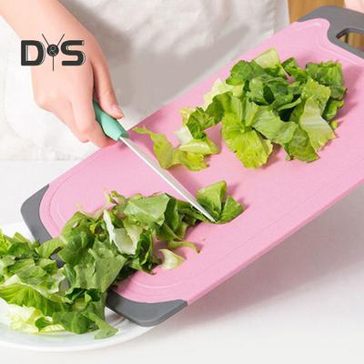 Double-sided Cutting Board Vegetable Meat Chopping Board with Grooves Easy Grip Handle Non-Slip Kitchen Essential for Foodies And Chefs