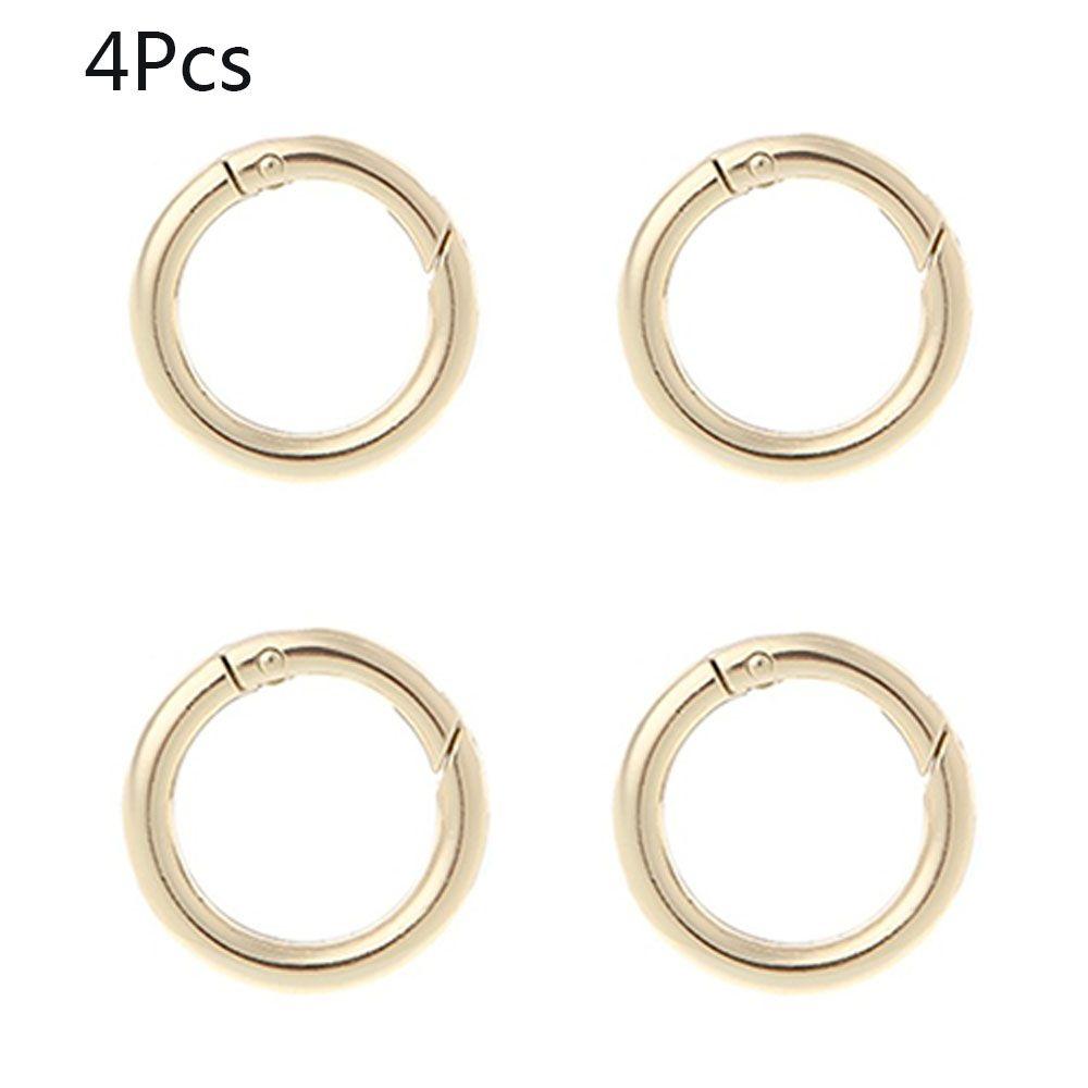 

Connection Round Bag Part Handbag Purse Circle Hook Buckle Keyring Hook Spring Snap золотой