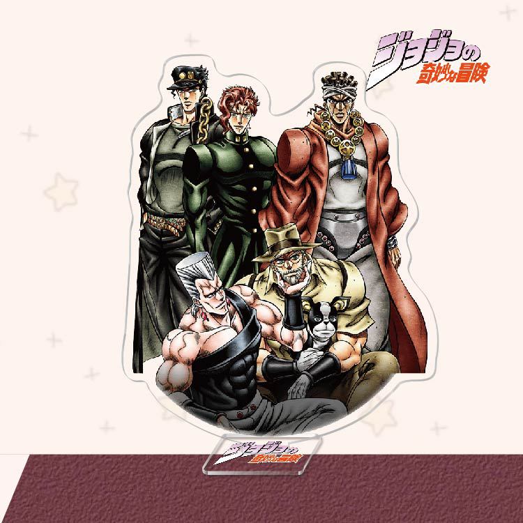 JoJo's Bizarre Adventure Animation Comics Peripheral Toys JOJO Dio Acrylic Stand-Up Sign Anime Action Figure Model Collection