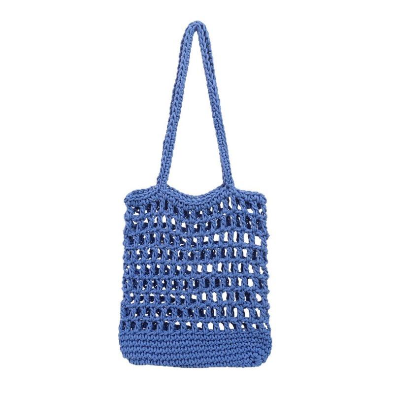 Hollowed-out Leisure Vacation Beach Bag with Large Capacity Single-shoulder Bag