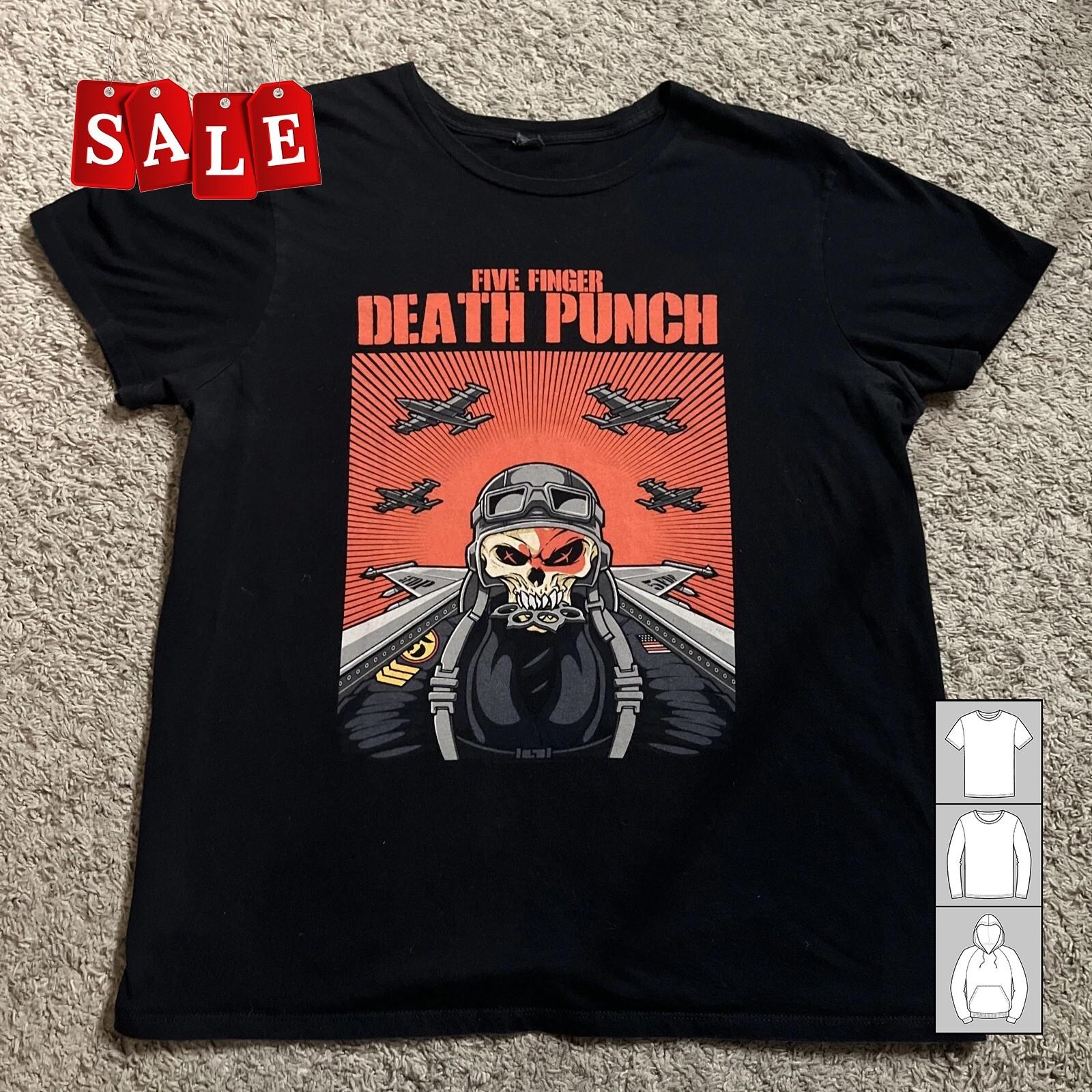 Rare FFDP Five Finger Death Punch Band Gift For Fans Unisex S-5XL Tee LW940 XXXXL