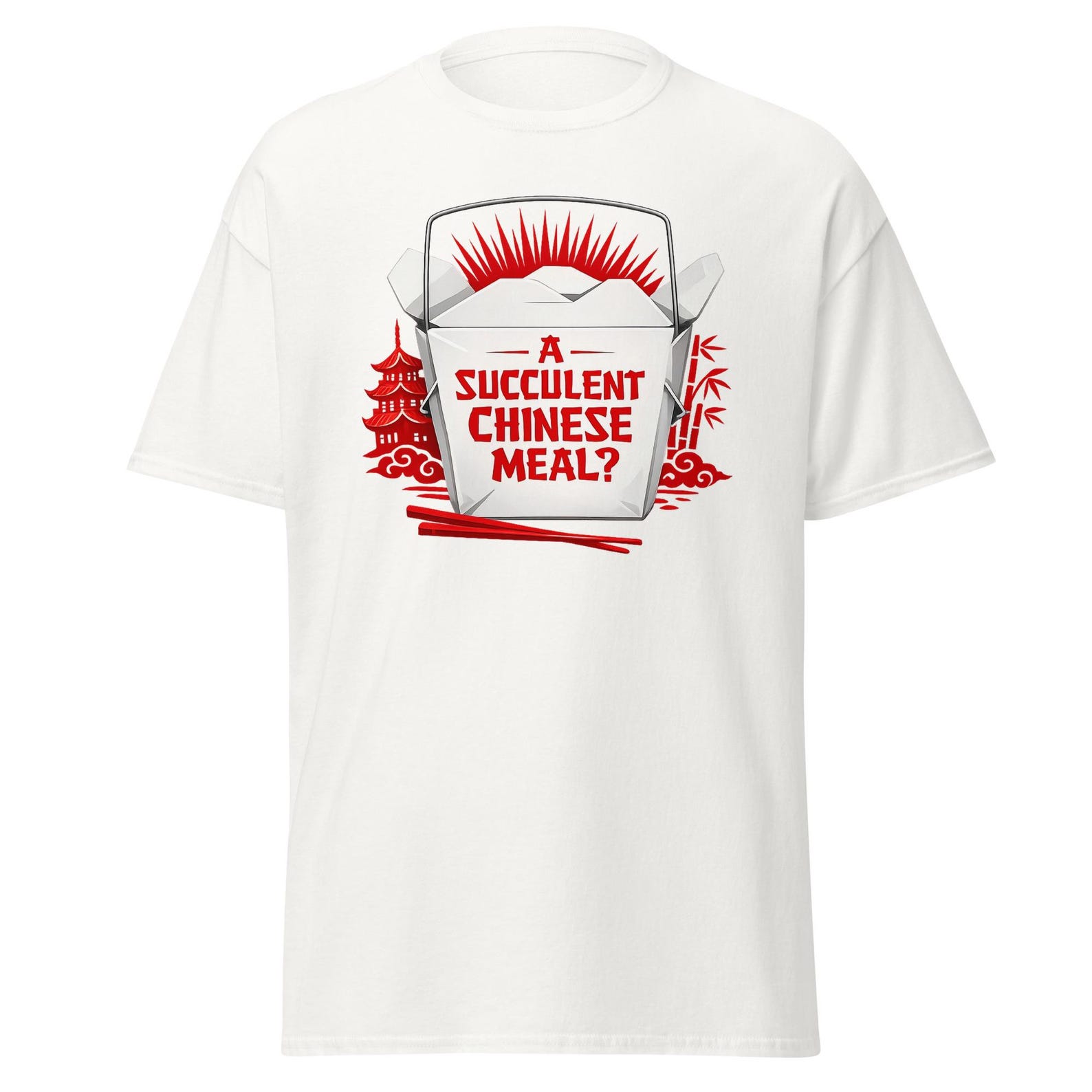 A Succulent Chinese Meal? Funny Democracy Manifest Meme Shirt, Unisex M