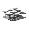 9 Tier Acrylic Display Organizer Stand for Collectibles and Desserts and Stable Structure for Various Display Needs