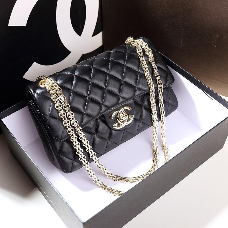 Bolsa quadrada de diamante de couro nova bolsa de mensageiro versátil feminina bolsa de ombro de verão bolsa feminina