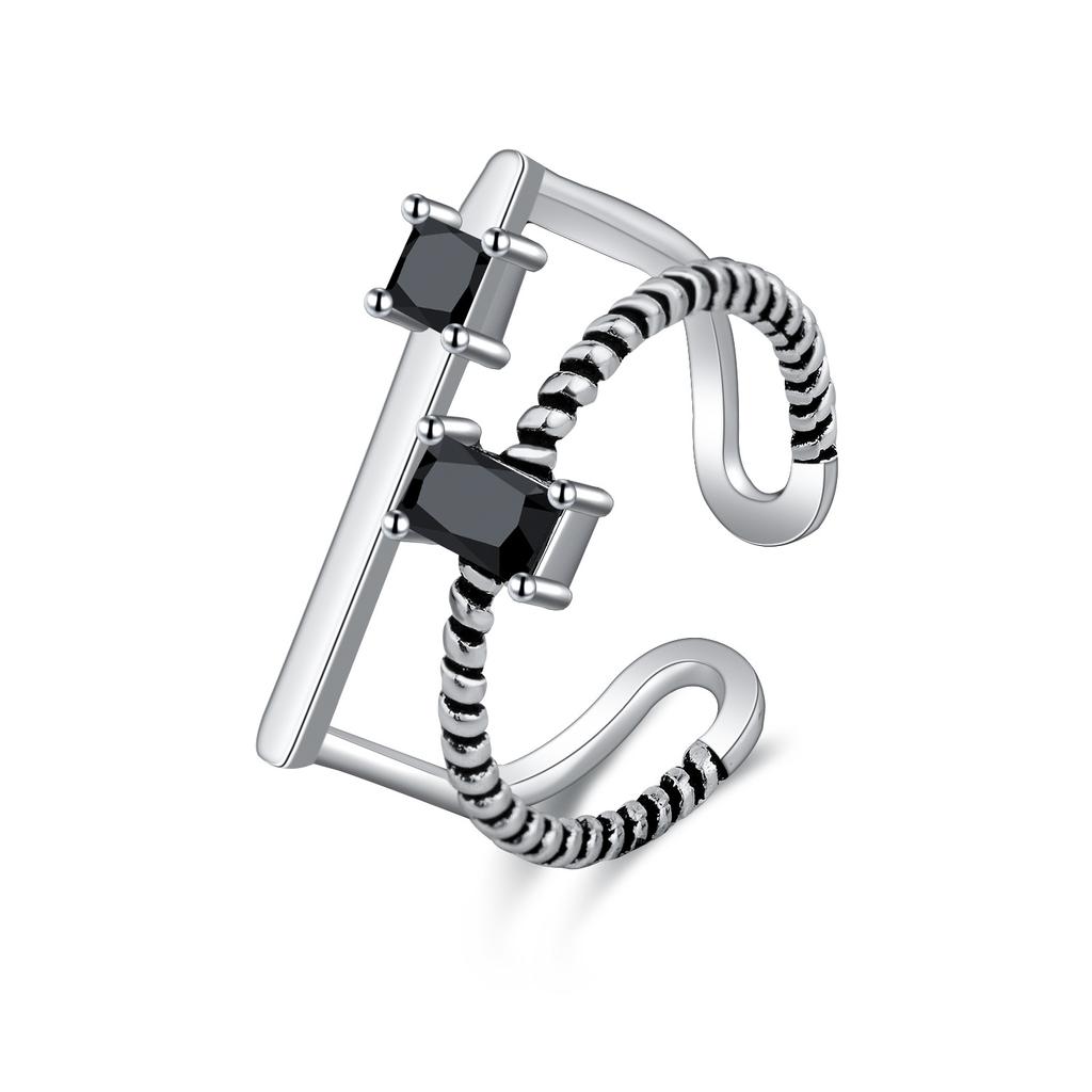 Lindon Klassischer Zirkonring aus Kupferlegierung, Damenschmuck, Hochzeitsversprechen, Partygeschenk