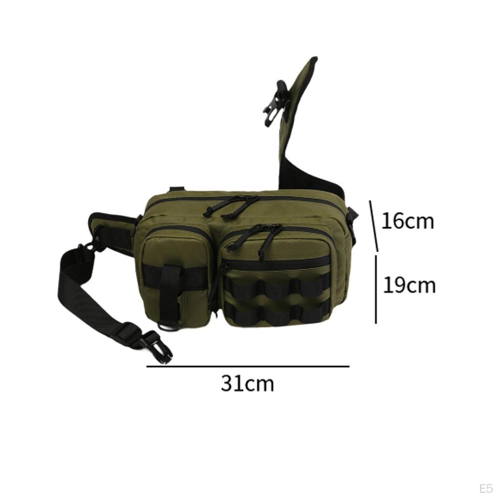 Fishing Tackle Bag Chest Pack Carry Case Storage Lure Gears for