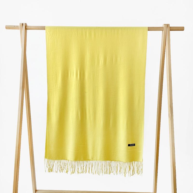 Autumn and winter new monochrome scarf cashmere scarf men and women couples scarf versatile shawl