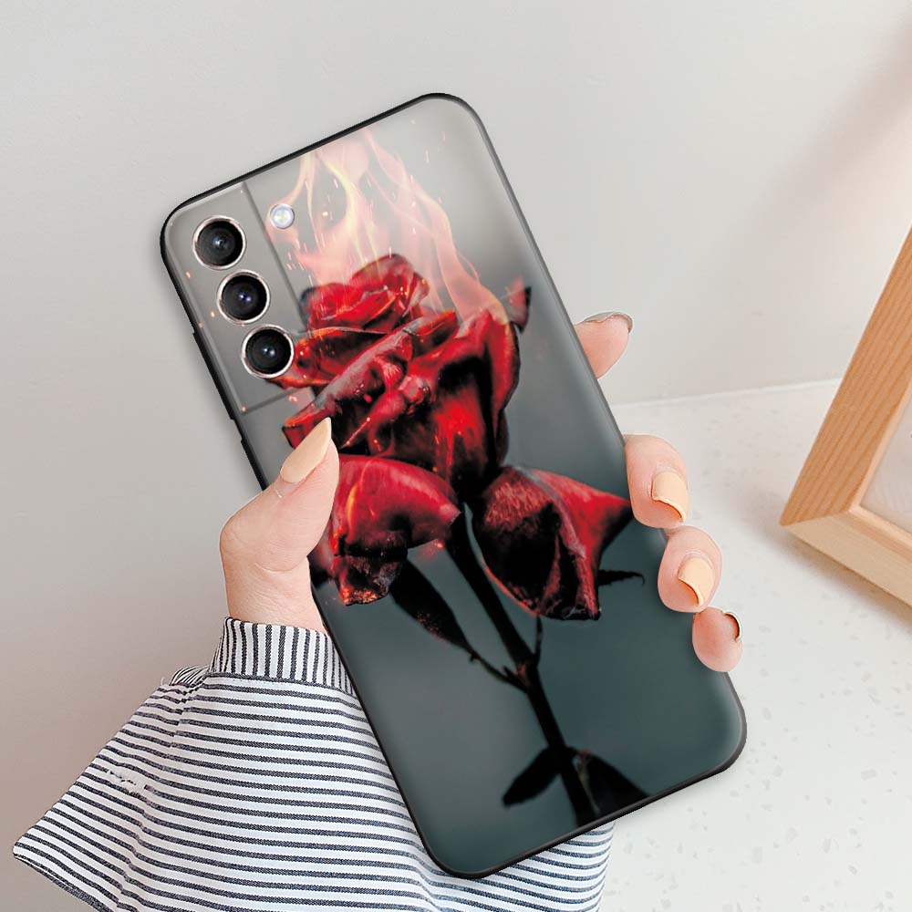 For Samsung S21 5G Case 6.2 Inch Cool Phone Case For Samsung Galaxy S21 4G Soft Back Cover Silicone Fashion Cute Bumper on S21