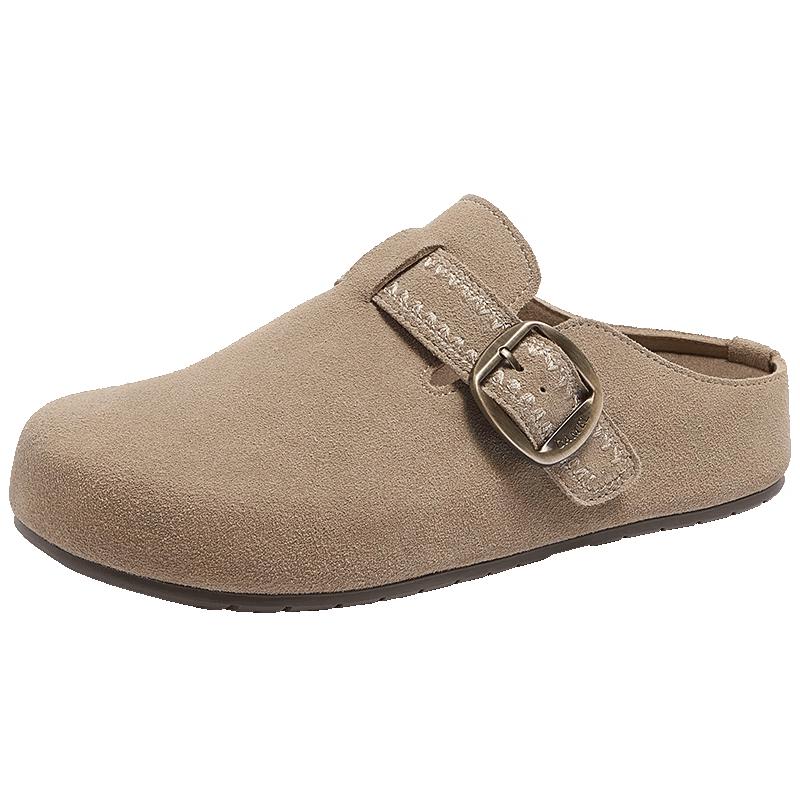 Camel Women s Casual Birkenstock Style Half Slippers 38