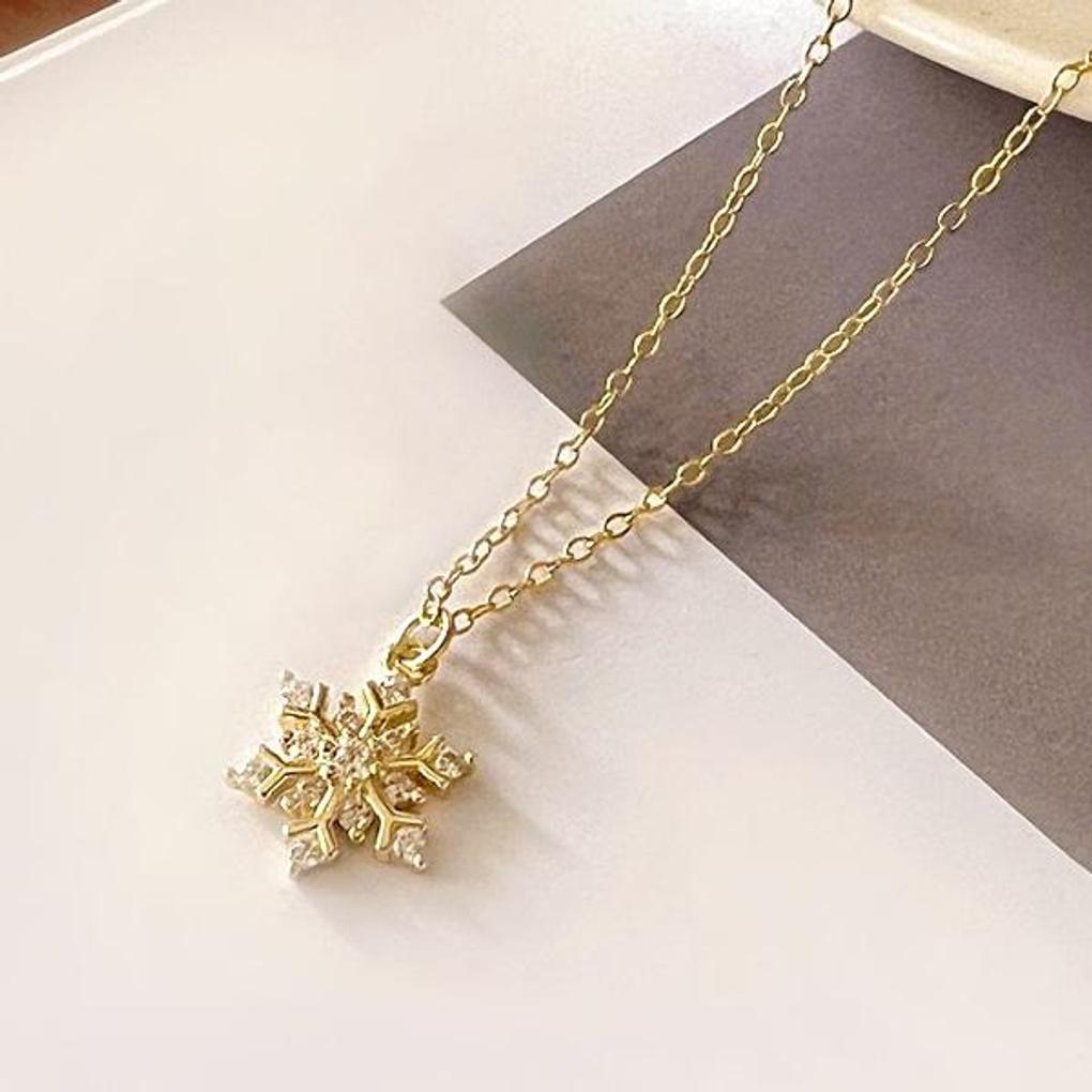 Damers Dagliga Iskristall 925 Silver Halsband