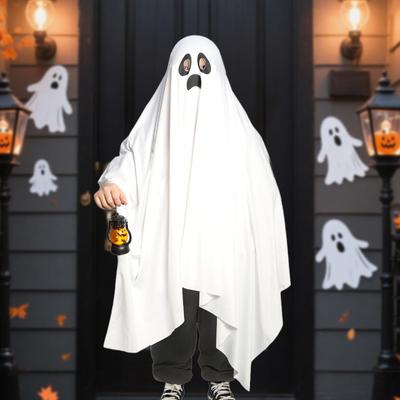 Child Costume Cape Fancy Dress Masquerade Accessory Soft Polyester for Carnival Halloween Party Role
