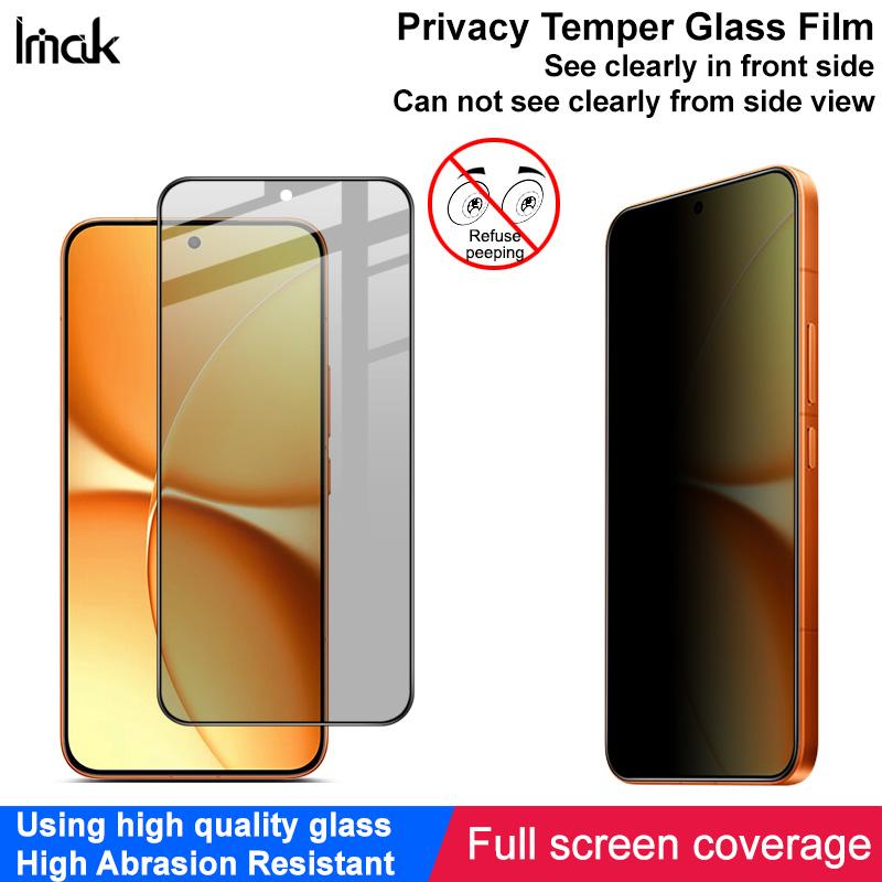 Pro POCO X8 Pro Max 5G Sklo IMAK 3D Zakřivené Ochranné Tvrzené Sklo Celoplošná Krycí Fólie