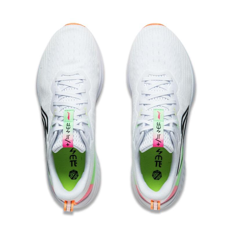 Li-Ning Chitu 7 Men Low Top Running Shoes White Green ARPU003-14