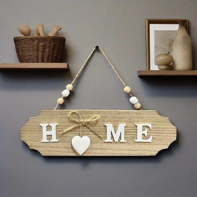Wooden Welcome Sign Rustic Farmhouse Home Decor Hanging Wall Plaque Welcome Home Sign Wooden Door Sign Porch Housewarming Gift