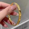 Solid Cat-eye Striped Bracelet - Round-shaped Bracelet - High-end Accessory - Simple Jewelry Piece