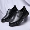 Fashion Shoes for Men Leather Casual Shoes lace up oxfords Spring Autumn Outdoor Sneakers Men Breathable Mens Shoes Zapatos De Hombre