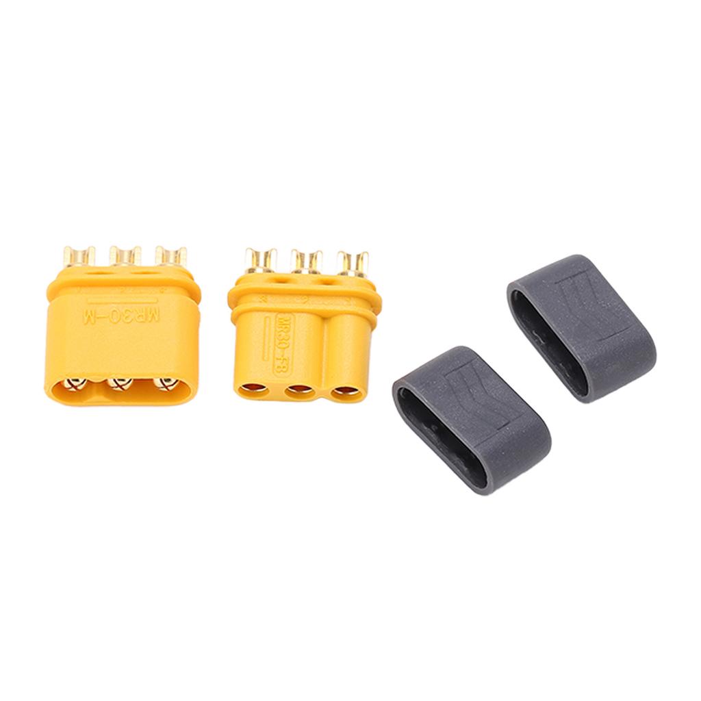 MR30 Upgrated Connector Plug Female and Male Connector Plugs Gold Plated for RC Parts