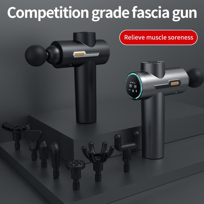 1 Massage Gun, 8 Massage Heads, 3 Tapping Modes, Deep Tissue Muscle Handheld Impact Massager for Body, Back, and Neck Massage