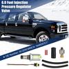 UXCELL 6.0L Fuel Injector Pressure Regulator & ICP Sensor for Ford 5C3Z-9C968-CA