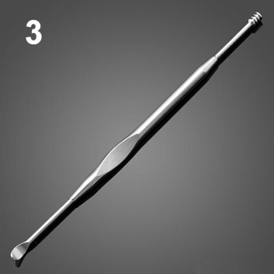 Dual-Head Stainless Steel Earpick Wax Care Cleaner Health Ear Remover Curette
