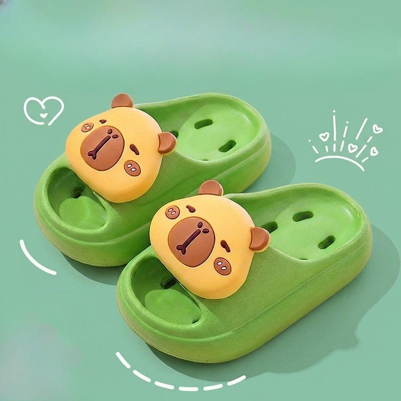 Cartoon Shoes, Flip-flops for Boys and Girls, Anti-slip, Suitable for Home Use, Water-proof