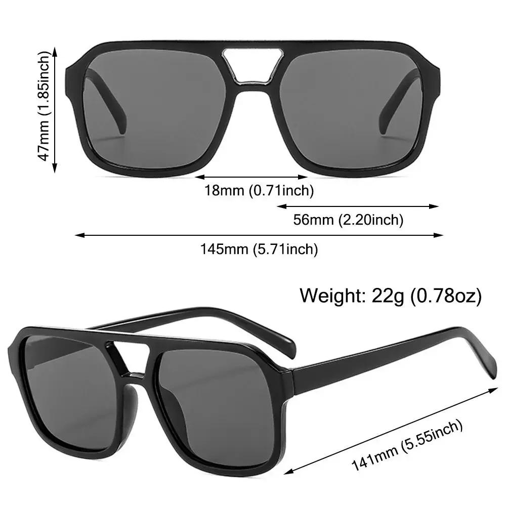 Fashion Ins Style Square Aviation Sunglasses UV400 Protection Big Frame Sun Glasses 70 Glasses for Women & Men