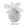 8cm Christmas Ball "I Have an Angel In Heaven "Pendants Memorial Pendant  Xmas Tree