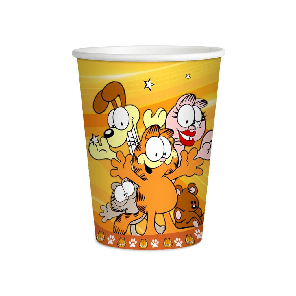 Articoli Decorativi per Festa di Compleanno Gatto Carino Stoviglie Topper per Torta Palloncini G-Garfieldes Stendardo Sfondo Festa per Bebè Bomboniere per Feste Bambini