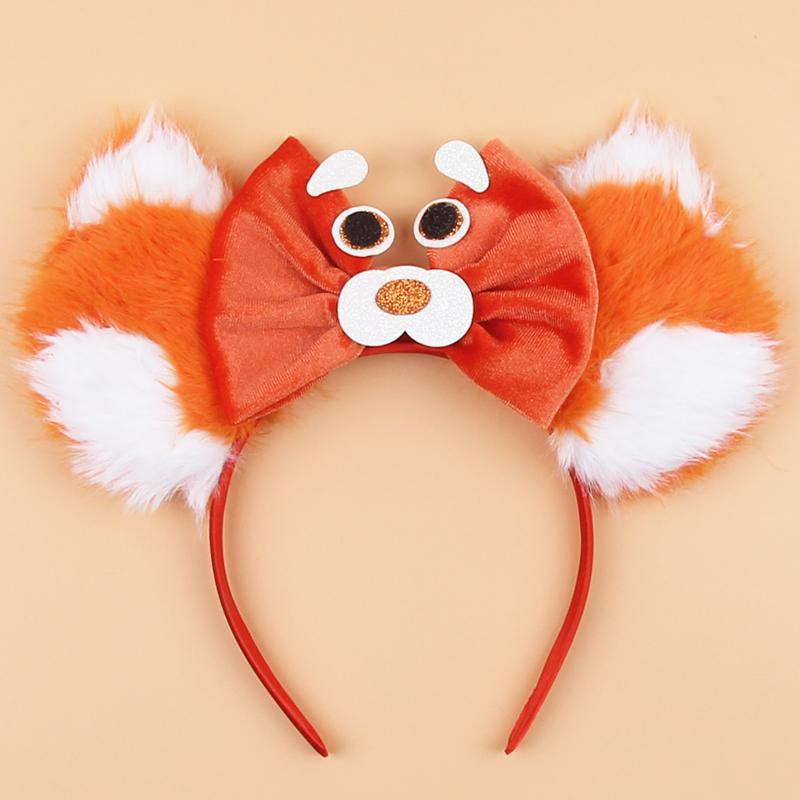 Fashion New Brown Beauty And Beast Mouse Ears Headband 5" Headwear Boys Girls Festival Party Hair Accessories Women Gift
