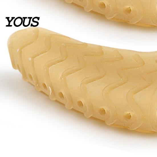 Anti-slip Toe Separator 1 Pair for Overlapping Toes, Soft SEBS Bunion Corrector, Double Foot Pain Relief Spacer Hole Hallux Valgus, Breathable
