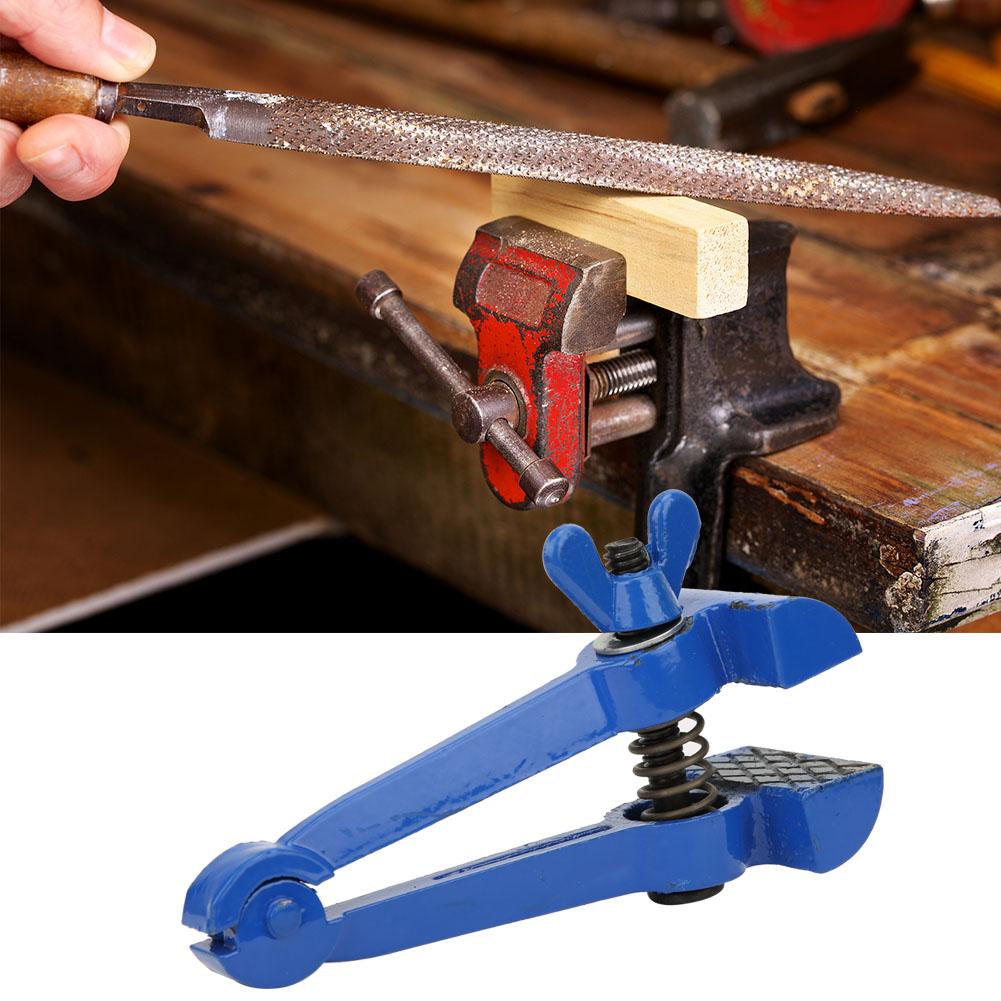 Mini Hand Schraubstock Stahl Spray Blau Mehrzweck Kleine Zange Hardware Werkzeug Zubehör(50 mm)