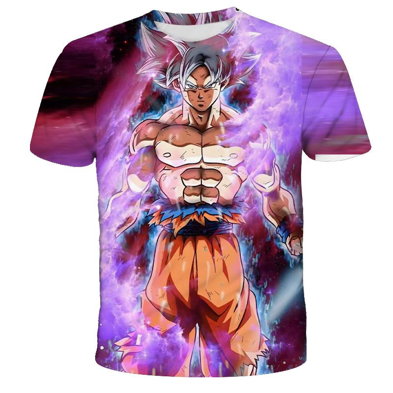 

2026 Летняя Ретро Футболка Dragon Ball для Фитнеса Мужская Оверсайз 3D Печать Короткий Рукав Семейная Унисекс Детская Спортивная Футболка 110