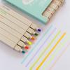 6pcs Super Soft Color Highlighter Marker Pen Set Morandi Pastel Colors Brush Tip for Drawing Paint