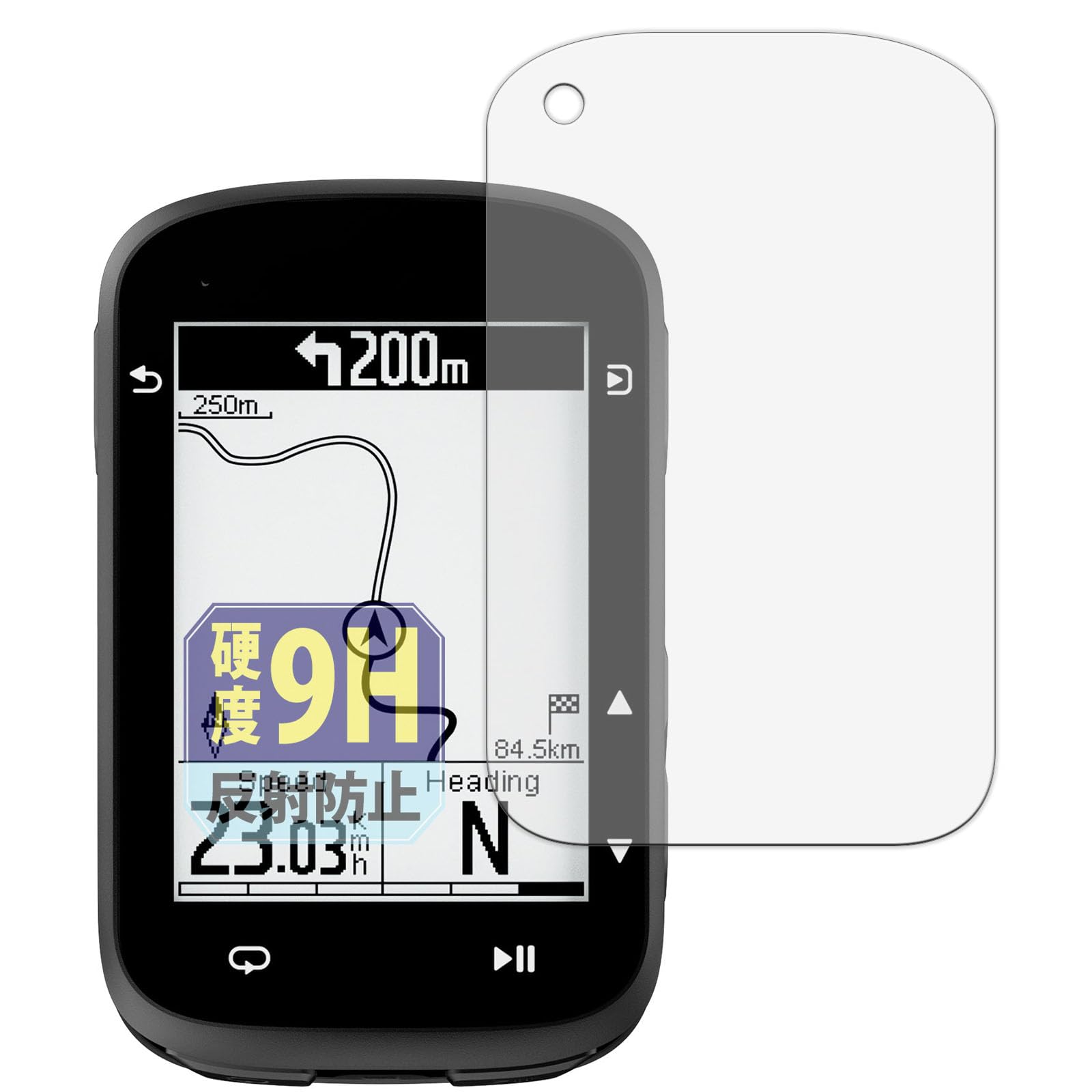 

Leipsden COOSPO CS500 Cycling Computer Compatible GlassFiber Shield Screen Made in Japan Protector, Anti-Reflective, Ultra-Thin Fiber,