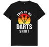 Dart Player T Shirt Vintage Sunset Darts Graphic Top Streetwear Casual Outfit Gift for Pub Game Fans Fashion Summer Tee