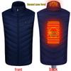 Men's Smart USB Heated Vest with Four to Eight-Zone Temperature Control