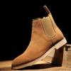 Luxury Designer New Winter Pointed Suede Leather High Tops Dress Motorcycle Shoes For Male Formal Business Chelsea Ankle Boots