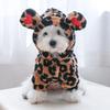 Pullover Dog Coat Dog Hoodies Dog Coat With Hood Dog Clothes Leopard Dog Hoodie