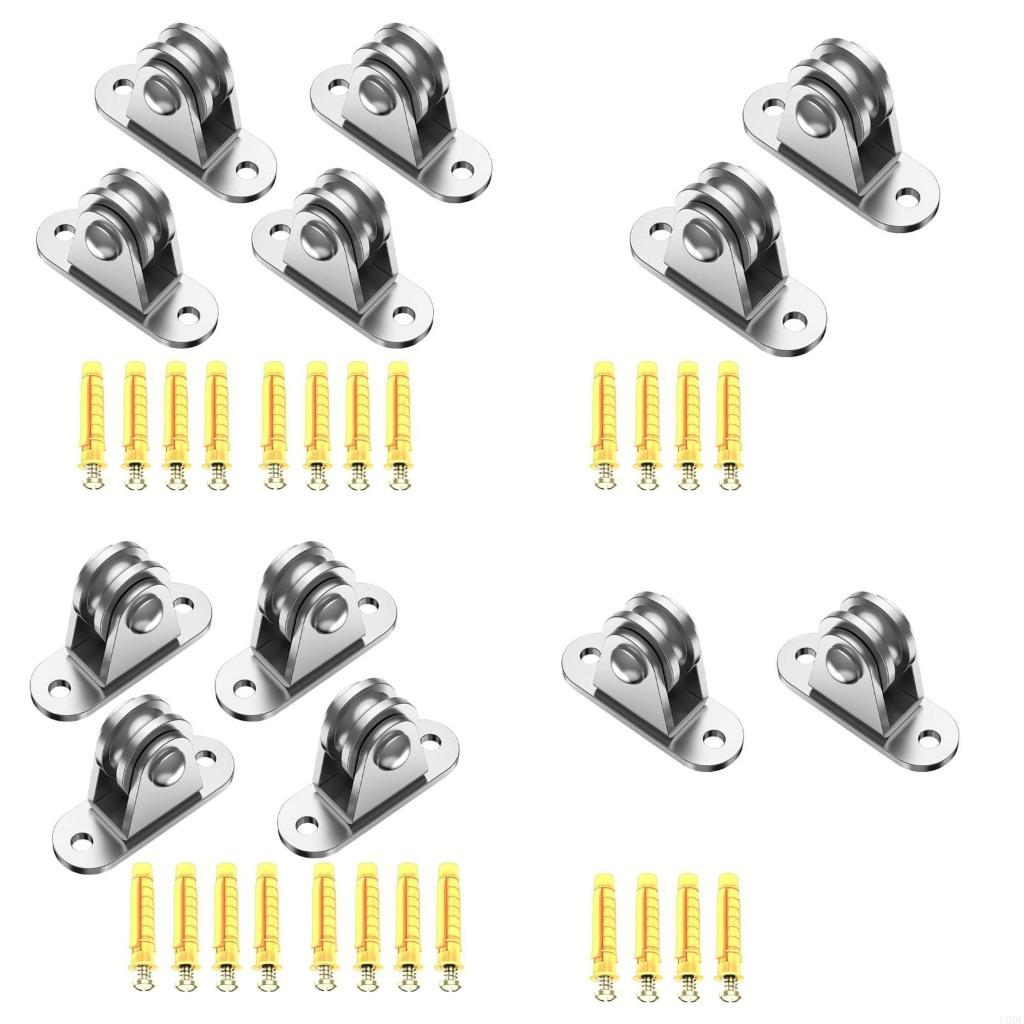 

Heavy Duty Fixed Pullies Loading for Cord Material Handling Moving DIY Project 2 pack