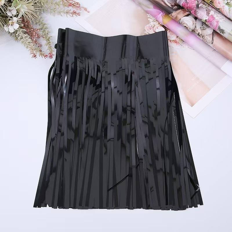 Premium Foil Fringe Tinsel Garland Creative 2M 4 Layers Foil Banner Birthday Party Wedding Decoration Christmas Home Wall Decor