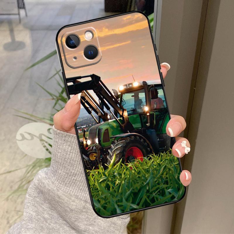 Farm Vehicle Tractor Case For iPhone 17 Pro Max 15 14 13 12 11 16 Pro Max Plus 12 13 Mini 16e 17 Air Back Cover